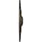 Ekena Millwork Naple Ceiling Medallion (Fits Canopies up to 3 3/8"), Hand-Painted Green Gold, 37 1/2"OD x 3 3/8"P CM37NAGGS - alternate 2